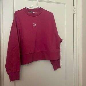 NWT puma pink sweater size: M